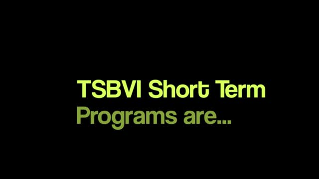 short term programs video